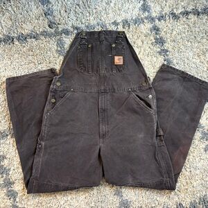 Carhartt Men's Unlined Duck Bib Overalls